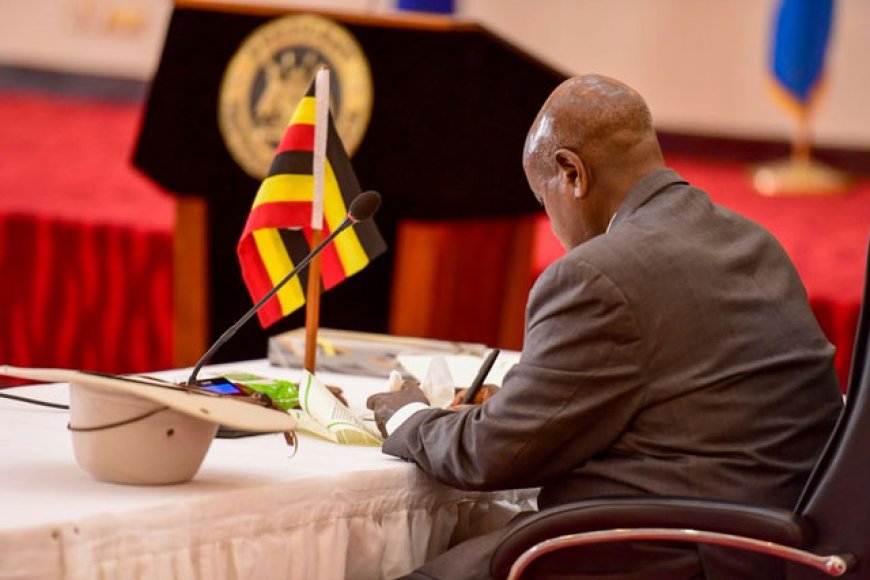 President Museveni Signs Law Enforcing Mandatory Child Immunazation.