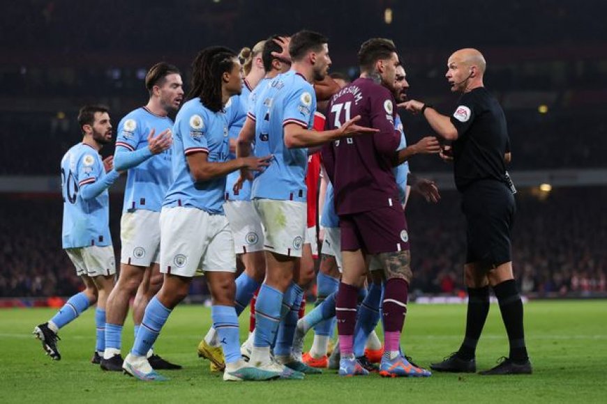 FA Charges Arsenal, Man City over Misconduct on Wednesday PL Match.