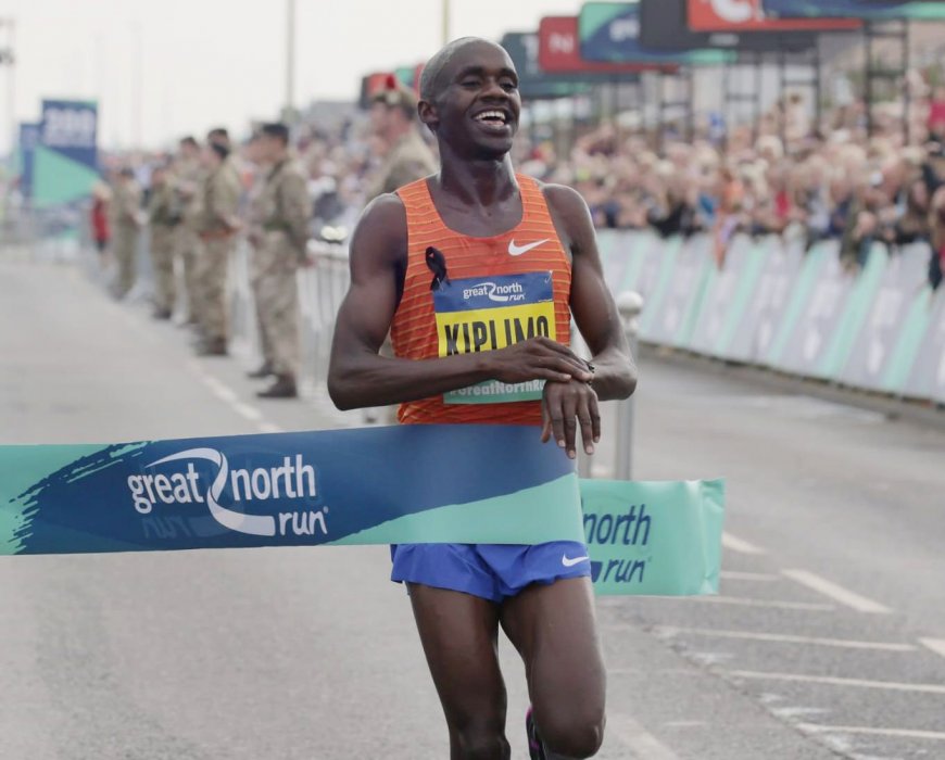 Braking Records:  Kiplimo Wins 2023 United Airlines Half Marathon.