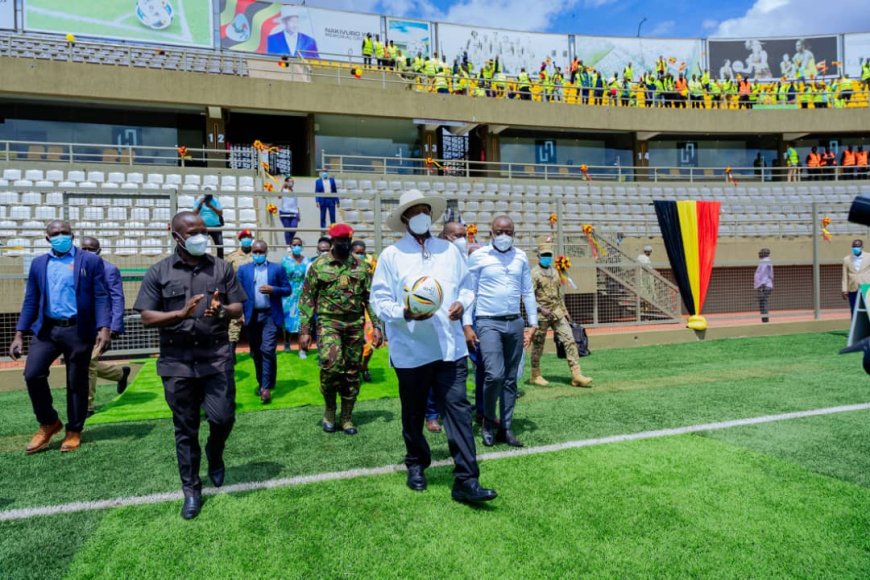 President Museveni Unveils Nakivubo War Memorial Stadium Revamp by Businessman Hamis Kiggundu
